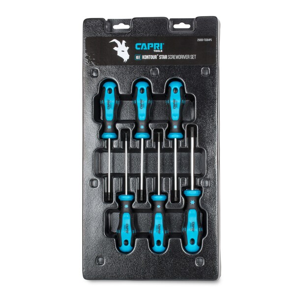 Kontour Star Screwdriver Set, 6 pcs